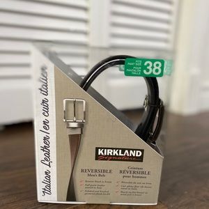 Men’s belt , black & brown reversible